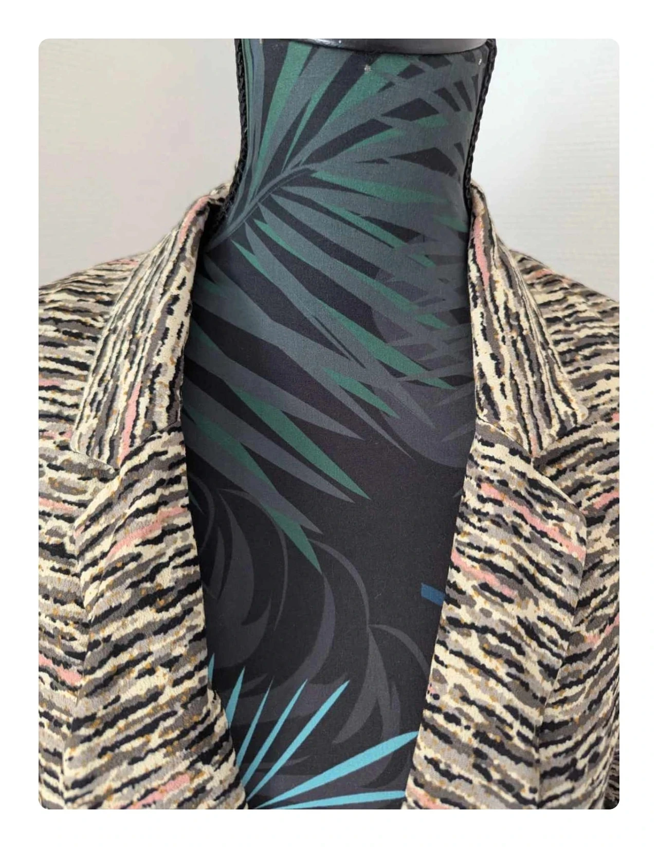 Blazer See U Soon cebra colorido talla M – photo 4